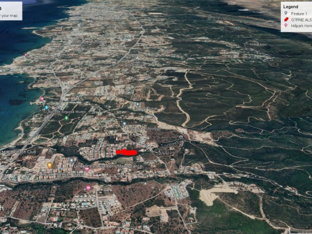 9538 M2 LAND FOR SALE IN KYRENIA ALSANCAK WITH SEA VIEW ADEM AKIN 05338314949