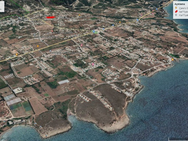 GRUNDSTÜCK ZUM VERKAUF IN KYRENIA KARŞIYAKA PERFEKTER MEERBLICK ADEM AKIN 05338314949