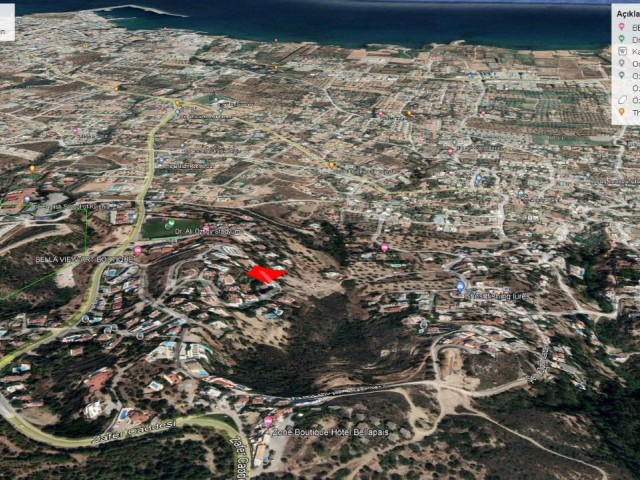 LAND FOR SALE IN A WONDERFUL LOCATION IN KYRENIA OZANKÖY