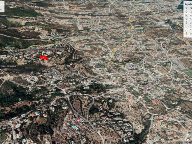 LAND FOR SALE IN A WONDERFUL LOCATION IN KYRENIA OZANKÖY