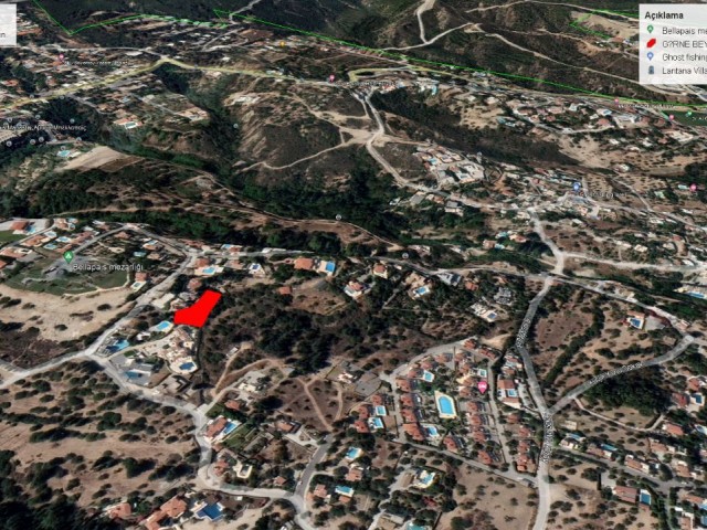 1200 M2 LAND FOR SALE IN KYRENIA BALAPAYS WITH SEA VIEW ADEM AKIN 05338314949