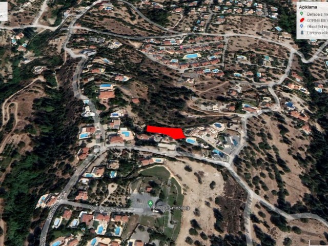 1200 M2 LAND FOR SALE IN KYRENIA BALAPAYS WITH SEA VIEW ADEM AKIN 05338314949