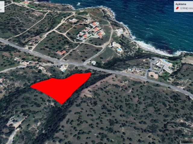 9500 M2 SEA VIEW LAND FOR SALE IN GIRNE ROCKS ADEM AKIN 05338314949