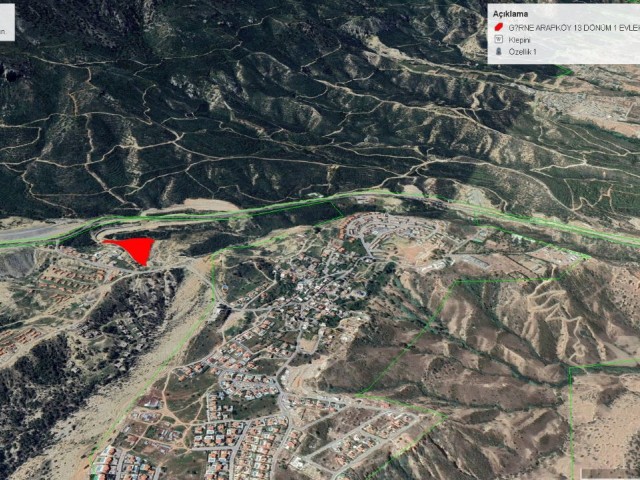 13 1 DECEMBER OF SEA VIEW LAND FOR SALE IN KYRENIA CARALKOY BORDER