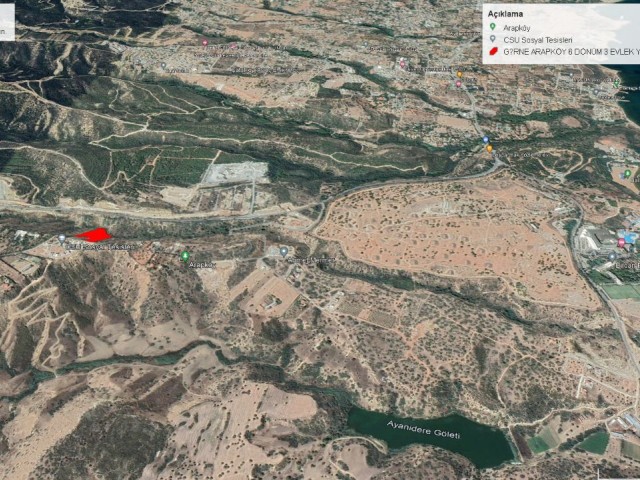 LAND FOR SALE IN KYRENIA ARAPKOY AND ELEKXUS HOTEL ATAS 6 DECORATIONS 3 EVLEK SEA VIEW ADEM AKIN 05338314949