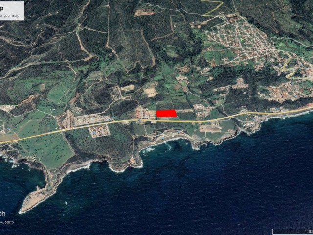 GREAT LOCATION, SUITABLE FOR CONSTRUCTION OF A COMPLEX AND VILLA IN KYRENIA ESENTEPE 16.1 DECEMBER O