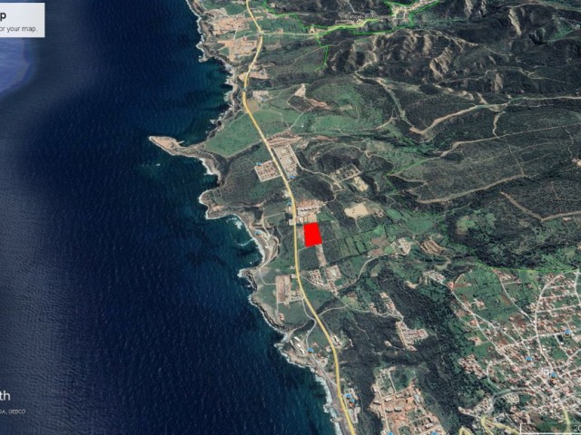 GREAT LOCATION, SUITABLE FOR CONSTRUCTION OF A COMPLEX AND VILLA IN KYRENIA ESENTEPE 16.1 DECEMBER OF LAND FOR SALE ADEM AKIN 05338314949