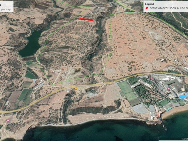 LAND FOR SALE IN GIRNE ARAPKOY, 3 DOMINUM 1 EVLEK.ADEM AKIN 05338314949