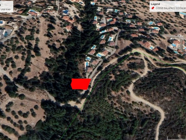 7024 M2 LAND FOR SALE IN KYRENIA BALAPAYS WITH MOUNTAIN AND SEA VIEW ADEM AKIN 05338314949