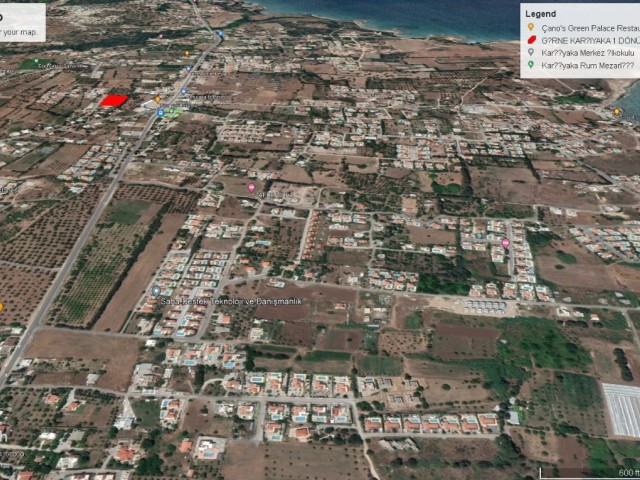 GREAT LOCATION IN KYRENIA KARŞIYAKA 3700 M2 LAND FOR SALE IN EXCHANGE OF 35% FLOOR ADEM AKIN 05338314949