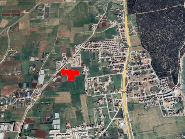 10 DONUMS OF LAND FOR SALE IN SITES AREA IN YENİBOĞAZİÇ