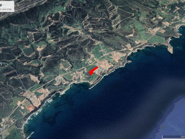 GRUNDSTÜCK ZUM VERKAUF IN GIRNE BAHÇELİ, 300 METER VOM MEER ENTFERNT, IN TOLLER LAGE ADEM AKIN 05338314949