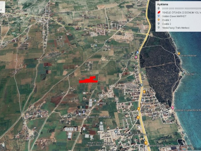 22 DECLARES OF LAND FOR SALE AT A BARGAIN PRICE FOR FULL INVESTMENT IN İSKELE ÖTÜKEND ADEM AKIN 05338314949