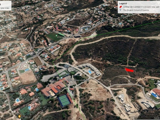 3 DECLARES OF LAND FOR SALE IN GIRNE BALLAPAYS, 1 EVLEK WITH MOUNTAIN AND SEA VIEW ADEM AKIN 05338314949