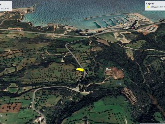1 DONE 3 EVLEK LAND FOR SALE IN SIPAHİ WITH SEA VIEW AND GETA MARINA VIEW ADEM AKIN 05338314949