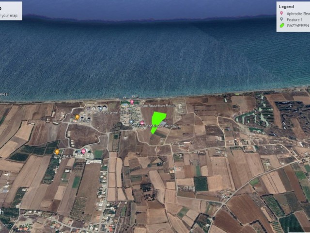 9 DONE LAND 2 EVLEK FASIL 96 LAND ZUM VERKAUF IN LEFKE GAZİVEREND, 200 METER IN DER NÄHE DES MEERES ADEM AKIN 05338314949