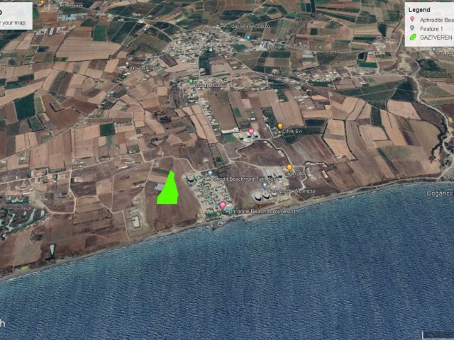 9 DONE LAND 2 EVLEK FASIL 96 LAND ZUM VERKAUF IN LEFKE GAZİVEREND, 200 METER IN DER NÄHE DES MEERES ADEM AKIN 05338314949