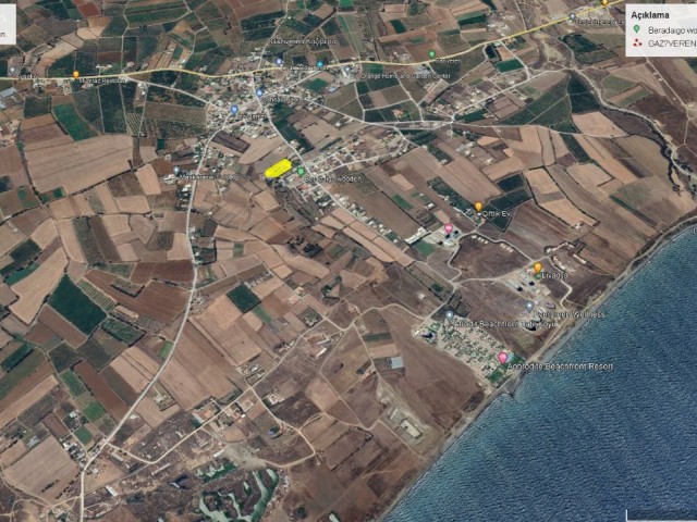 2 DONE LAND 3 EVLEK FASIL 96 LAND ZUM VERKAUF IN LEFKE GAZİVEREND ADEM AKIN 05338314949