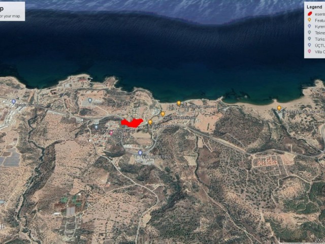 8 DONE 2 EVLEK LAND FOR SALE IN ESENTEPE WITH SEA VIEW ADEM AKIN 05338314949