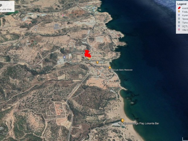 8 DONE 2 EVLEK LAND FOR SALE IN ESENTEPE WITH SEA VIEW ADEM AKIN 05338314949