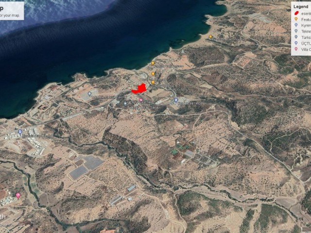8 DONE 2 EVLEK LAND FOR SALE IN ESENTEPE WITH SEA VIEW ADEM AKIN 05338314949