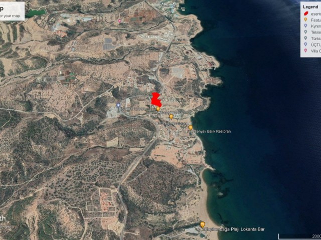 8 DONE 2 EVLEK LAND FOR SALE IN ESENTEPE WITH SEA VIEW ADEM AKIN 05338314949