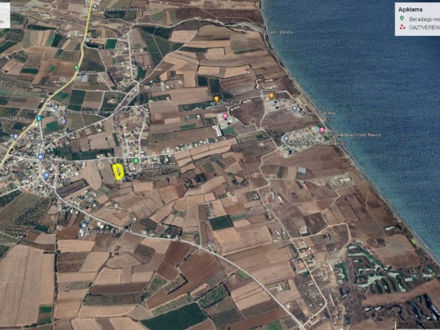 3015 M2 LAND FOR SALE IN GAZİVEREND WITH SEA VIEW ADEM AKIN 05338314949