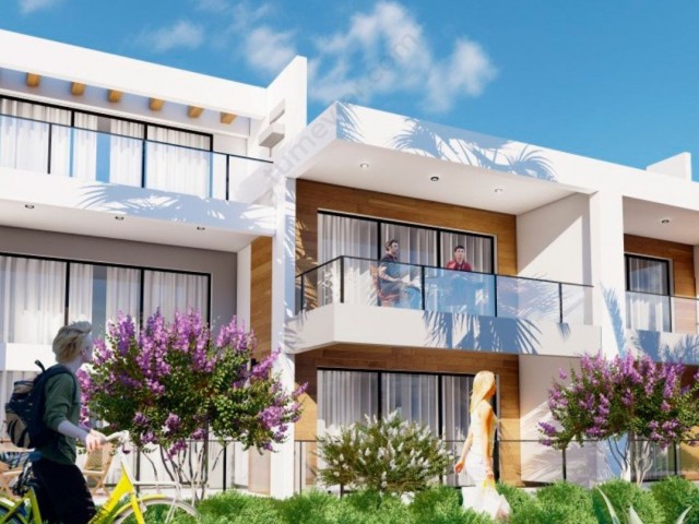 Zypern Caesar Blue Duplex zum Verkauf 2+1 Villa Quatro Long Beach Pier Bogaz/// 2+1 Duplex Quatro Villa zum Verkauf in Zypern Caesar Blue Pier Bogaz ////!!/واحد ویلایی دوبلکس کوآترو سزار بلو