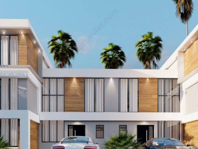 Zypern Caesar Blue Duplex zum Verkauf 2+1 Villa Quatro Long Beach Pier Bogaz/// 2+1 Duplex Quatro Villa zum Verkauf in Zypern Caesar Blue Pier Bogaz ////!!/واحد ویلایی دوبلکس کوآترو سزار بلو