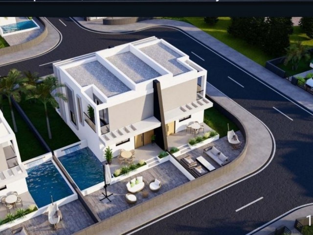 Acil satılık  kelepir fiyat havuzlu majestic projesinde taksitli 2+1 villa