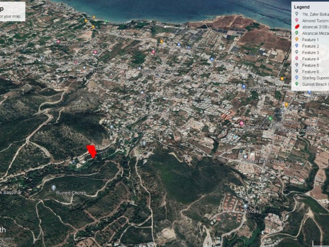 3016M2 GRUNDSTÜCK ZUM VERKAUF IN GIRNE ALSANCA ZUM SCHNÄPPCHENPREIS ADEM AKIN 05338314949