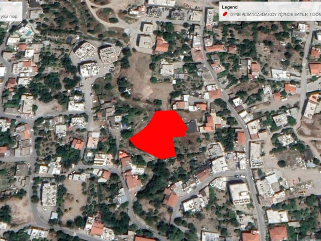 1 FERTIGES EVLEK-LAND ZUM VERKAUF IN ALSANCAK IM DORF ADEM AKIN 05338314949