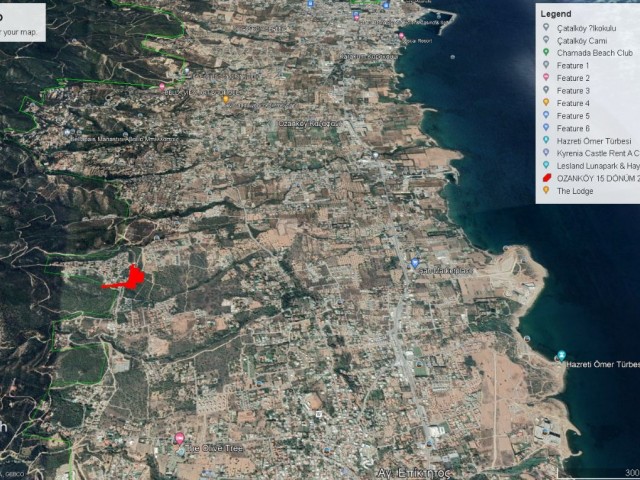 15 DONE 2 EVLEK LAND FOR SALE IN OZANKÖYD WITH MOUNTAIN AND SEA VIEW ADEM AKIN 05338314949