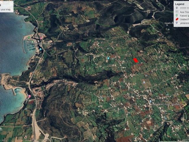 4 DONE LAND, 1 EVLEK, FOR SALE IN SIPAHİ, WITH MOUNTAIN AND SEA VIEW ADEM AKIN 05338314949