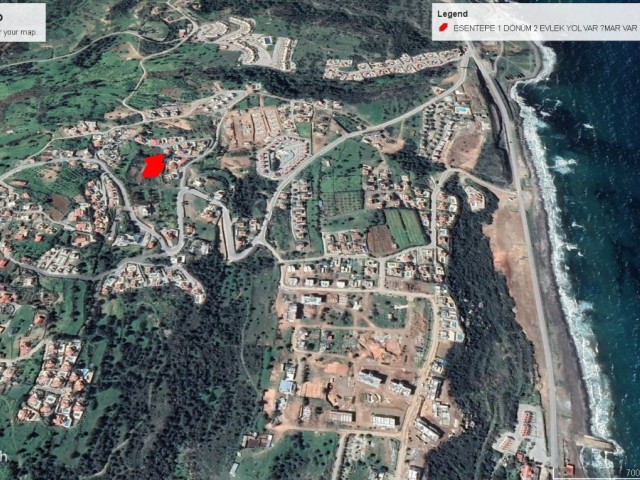 2070 M2 LAND FOR SALE IN PERFECT LOCATION IN ESENTEPE ADEM AKIN 05338314949