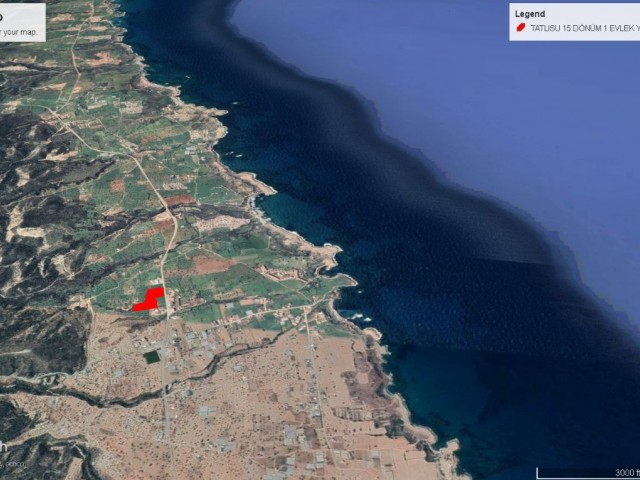 15 DECLARES OF LAND FOR SALE IN A SUPER LOCATION IN FRESHWATER AND WITH CLEAR SEA VIEW ADEM AKIN 053