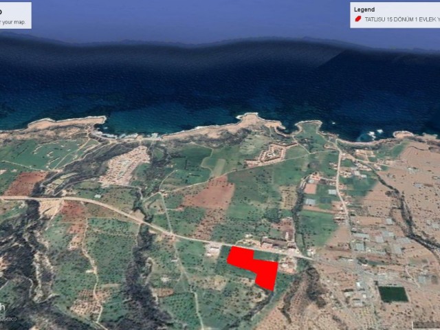 15 DECLARES OF LAND FOR SALE IN A SUPER LOCATION IN FRESHWATER AND WITH CLEAR SEA VIEW ADEM AKIN 05338314949