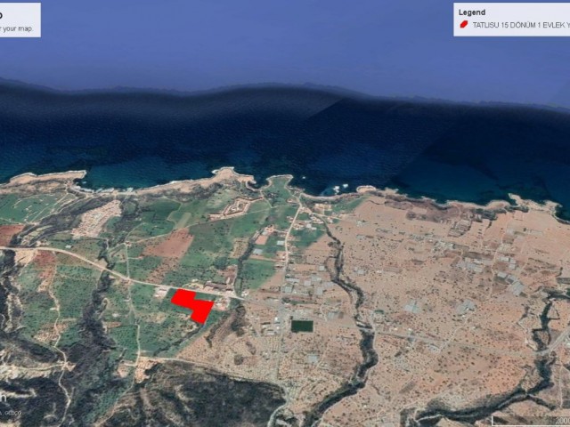 15 DECLARES OF LAND FOR SALE IN A SUPER LOCATION IN FRESHWATER AND WITH CLEAR SEA VIEW ADEM AKIN 05338314949