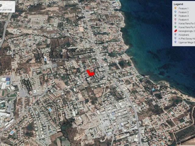 LAND FOR SALE IN KARAOĞLANOĞLU WITH SEA VIEW, 2 DECLARES, 2 EVLEK 600 AK ROAD ADEM AKIN 05338314949