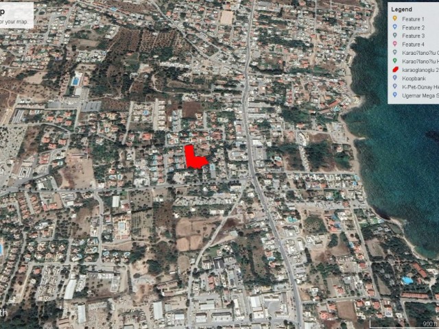 LAND FOR SALE IN KARAOĞLANOĞLU WITH SEA VIEW, 2 DECLARES, 2 EVLEK 600 AK ROAD ADEM AKIN 05338314949