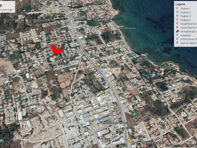 LAND FOR SALE IN KARAOĞLANOĞLU WITH SEA VIEW, 2 DECLARES, 2 EVLEK 600 AK ROAD ADEM AKIN 05338314949