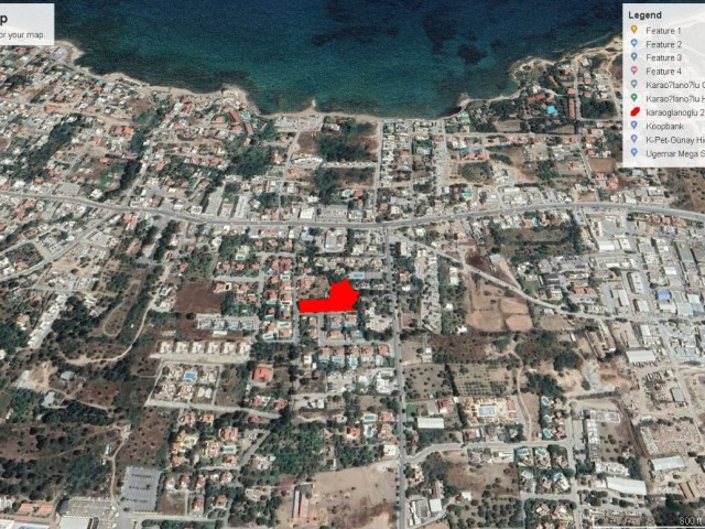 LAND FOR SALE IN KARAOĞLANOĞLU WITH SEA VIEW, 2 DECLARES, 2 EVLEK 600 AK ROAD ADEM AKIN 05338314949