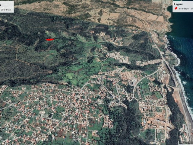 3 DECLARES OF 3 EVLEK LAND FOR SALE IN TATLISUDA WITH MOUNTAIN AND SEA VIEWS ADEM AKIN 05338314949