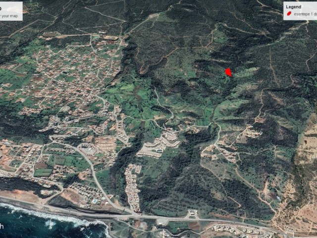 3 DECLARES OF 3 EVLEK LAND FOR SALE IN TATLISUDA WITH MOUNTAIN AND SEA VIEWS ADEM AKIN 05338314949