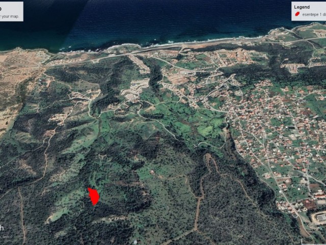 3 DECLARES OF 3 EVLEK LAND FOR SALE IN TATLISUDA WITH MOUNTAIN AND SEA VIEWS ADEM AKIN 05338314949