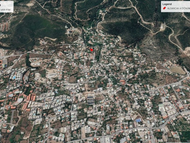 LAND FOR SALE IN ALSANCAK WITH A ROAD WITH MOUNTAIN AND SEA VIEW AND CLOSED TO DEVELOPMENT ADEM AKIN 05338314949