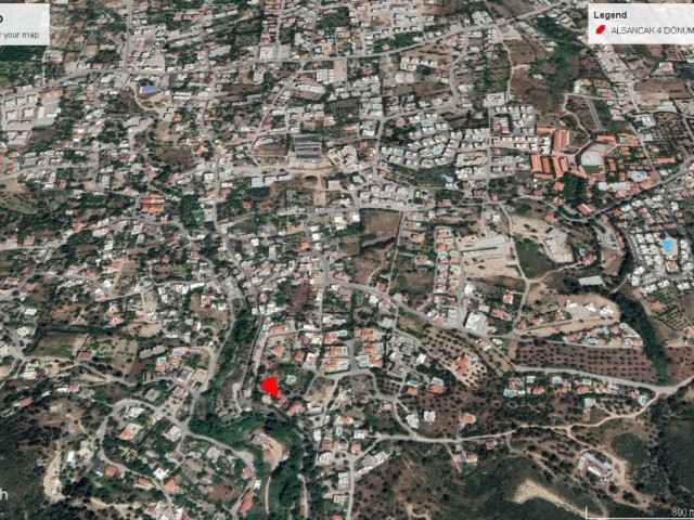 LAND FOR SALE IN ALSANCAK WITH A ROAD WITH MOUNTAIN AND SEA VIEW AND CLOSED TO DEVELOPMENT ADEM AKIN 05338314949