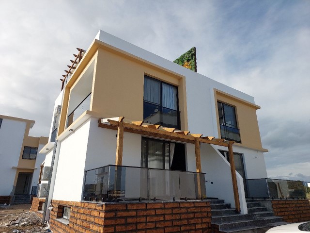 Magnificent 3+2 detached villas with sea view in Iskele Bogaz