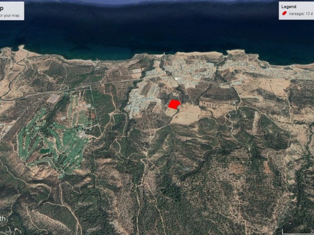 12.3 DECLARES OF LAND FOR SALE IN A GREAT LOCATION WITH SEA VIEW IN KARAAĞAÇ