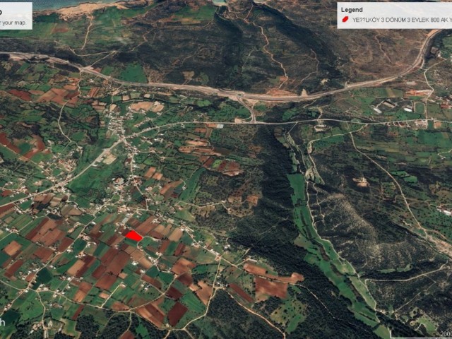 LAND FOR SALE IN YEŞİLKÖY WITH SEA VIEW 3 DECLARES 3 EVLEK 1800 AK LAND FOR SALE ADEM AKIN 05338314949